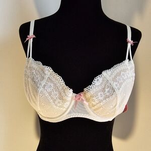 Betsey Johnson 723325 Eyelet lace Demi Underwire 36B NWT